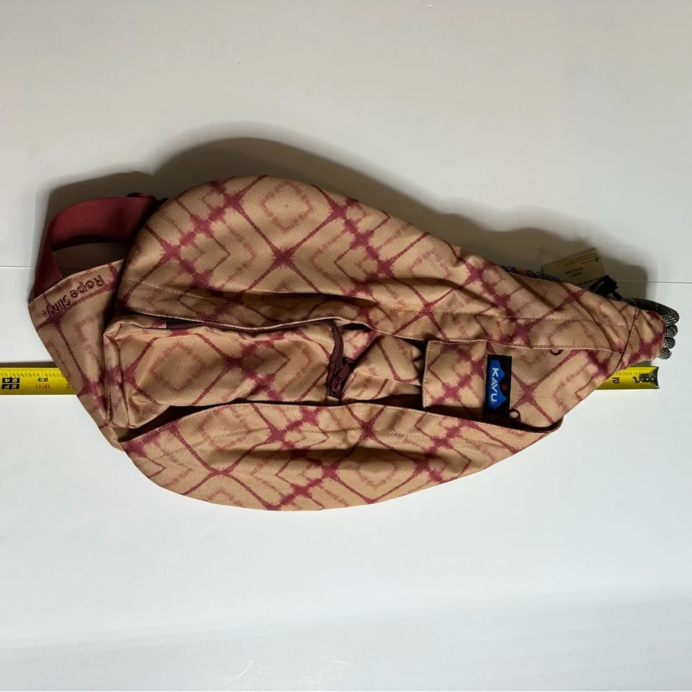 KAVU Rope Sling Bag Meadow Dye Backpack Travel Hiking New